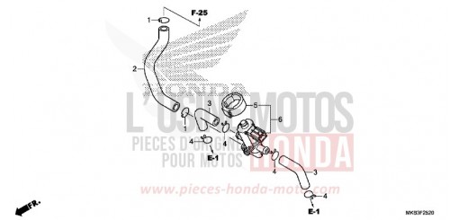 VALVE COMMANDE INJECTION D'AIR CBR1000SAF de 2015